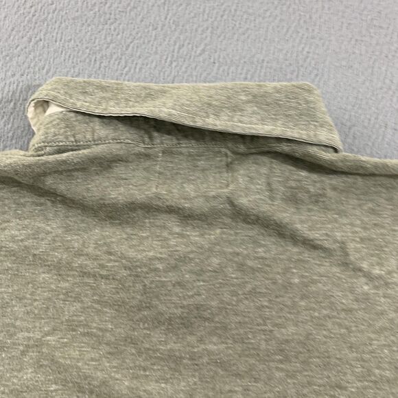 Billy Reid Polo Shirt Mens Large Green Pocket Cotton Blend Soft Casual Made Peru - Picture 12 of 12